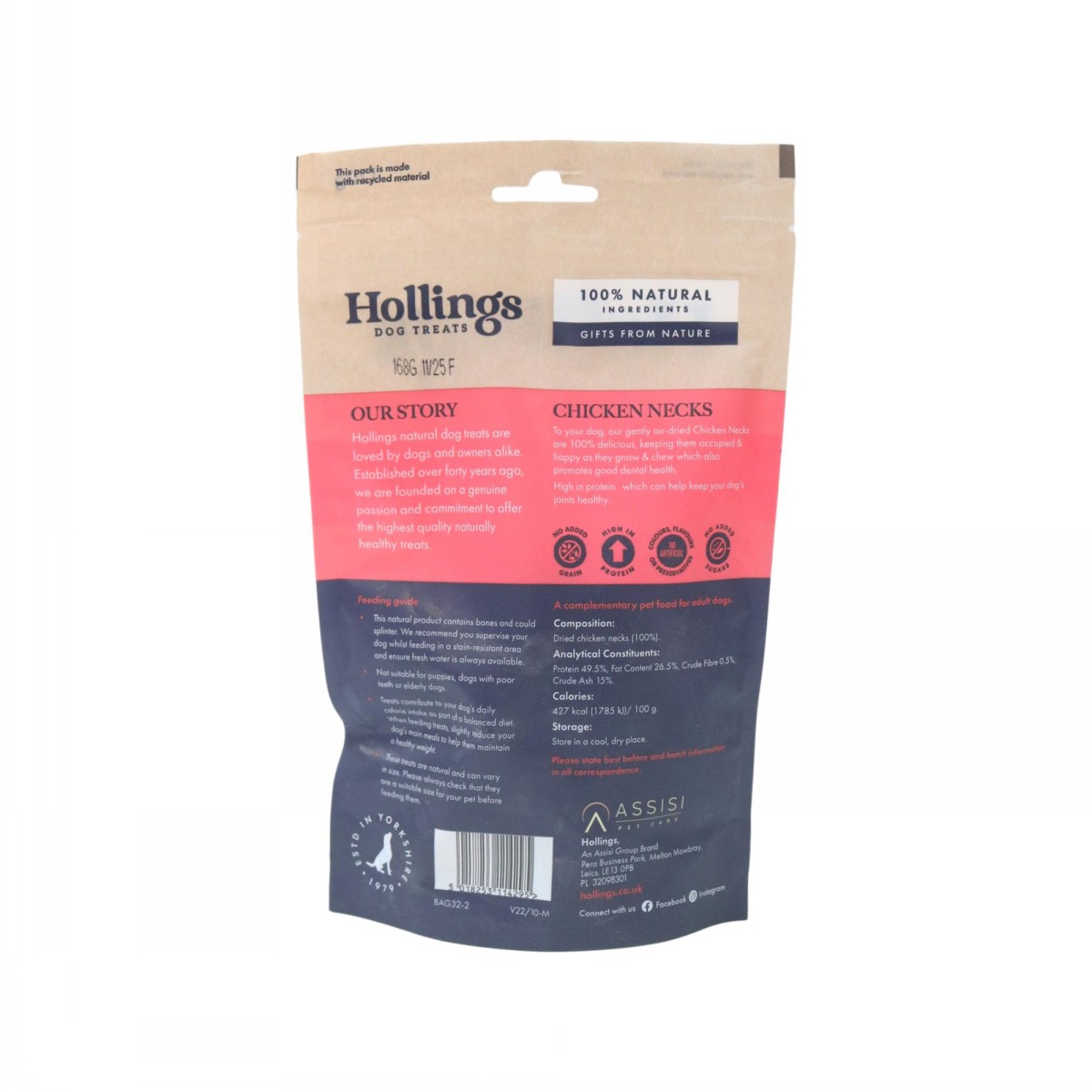 Hollings Chicken Necks 120g - Image 2