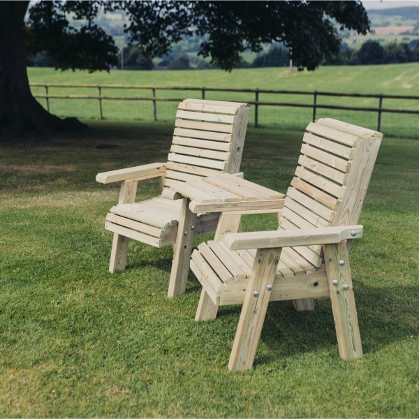 CVF Ergo Love Seat Angled 2 Person - Image 2