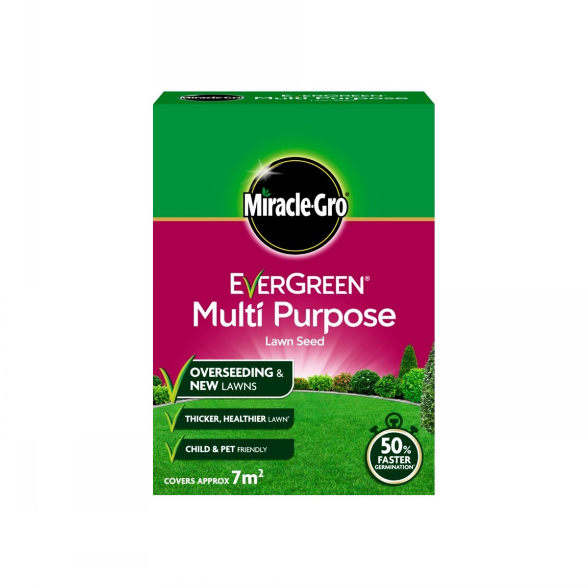 Miracle Gro Evergreen Multi Purpose Lawn Seed 7m2