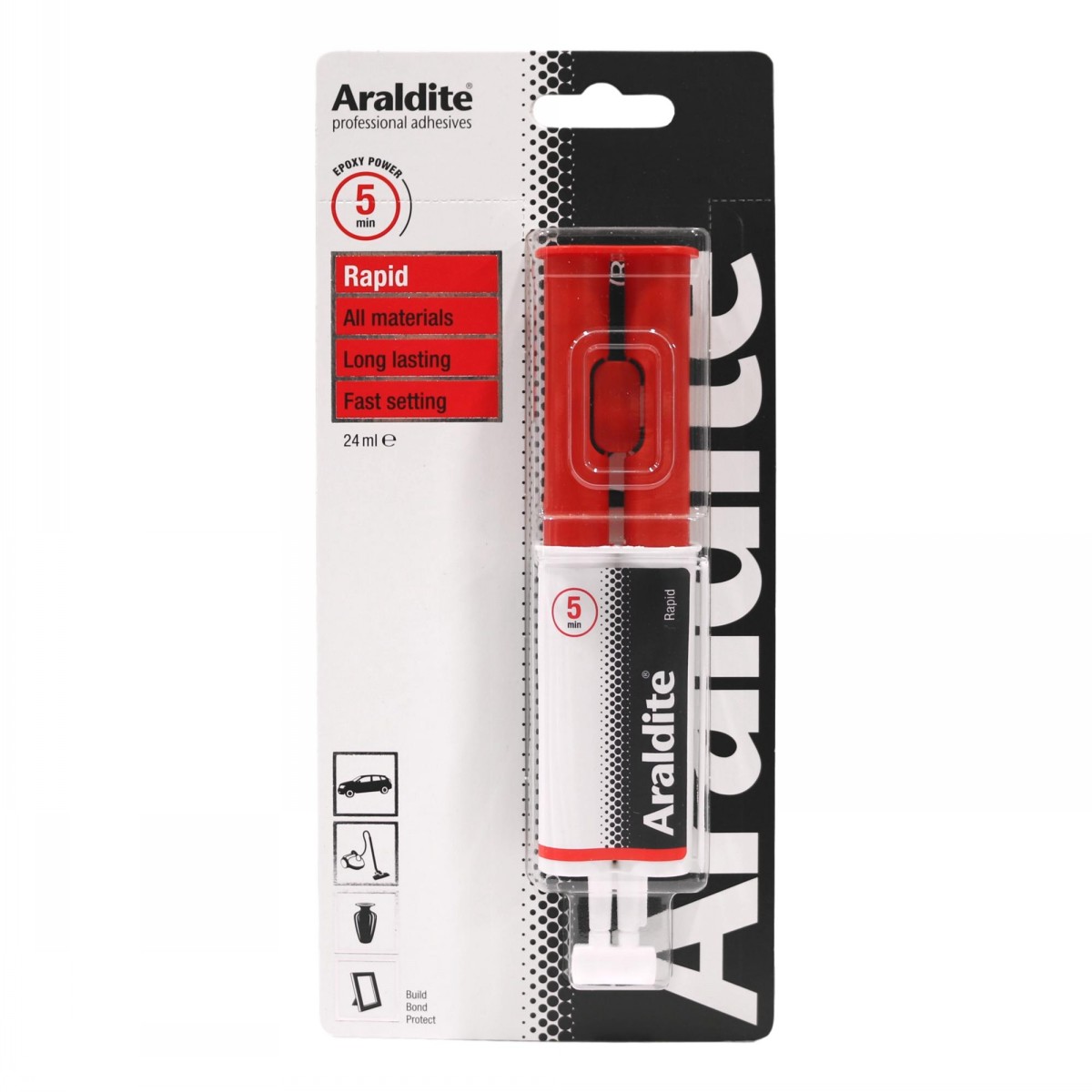 Araldite Rapid Adhesive 24ml Syringe