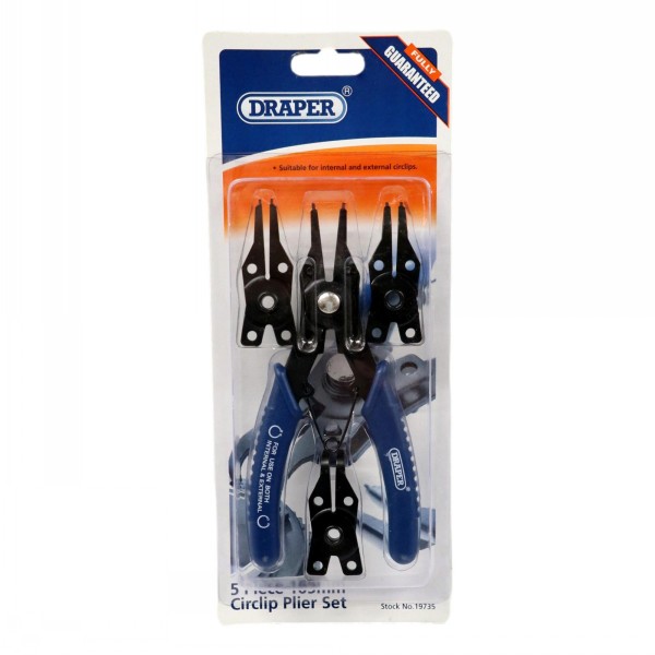 Draper Circlip Pliers Set 5 Piece