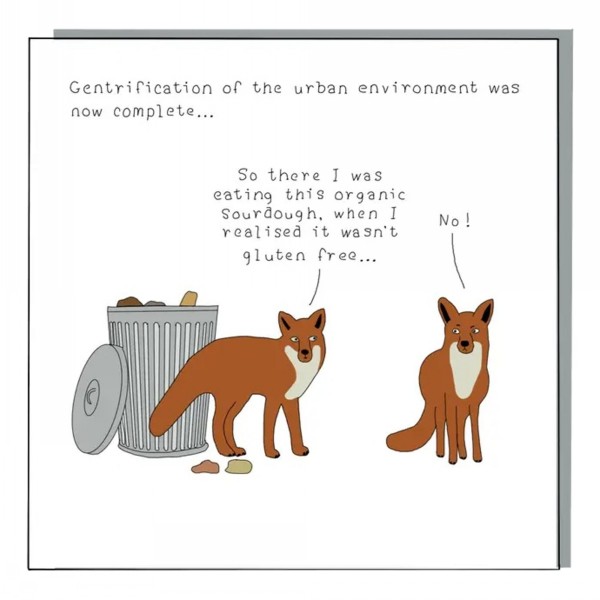 Not At All Jack Greeting Card Gentrification