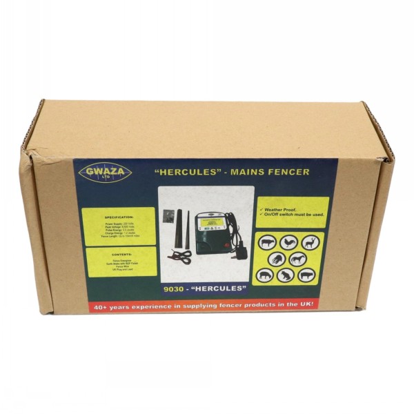 Electric Fence Energiser Hercules Mains