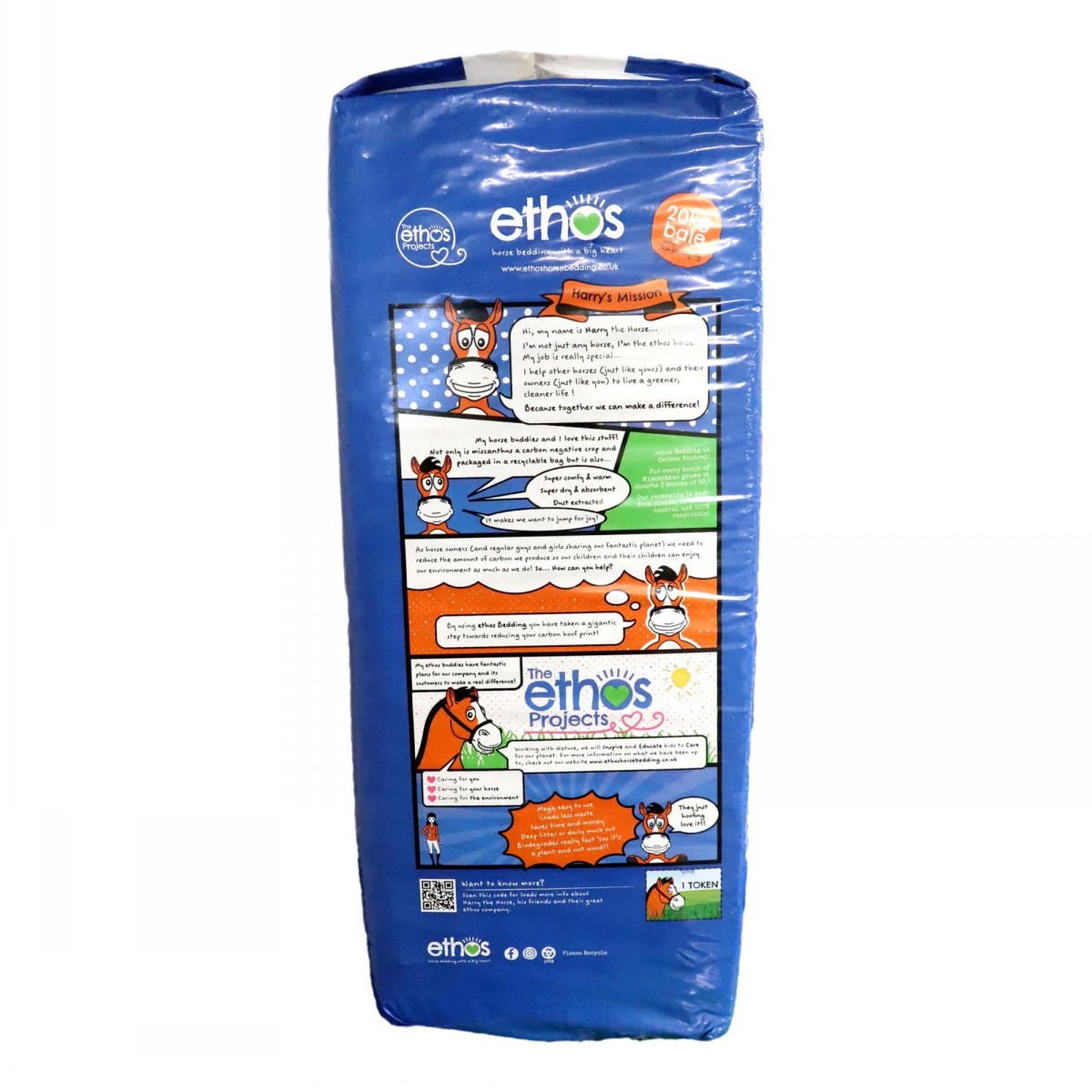 Ethos Equine Miscanthus Bedding Original 20kg Bale - Image 2
