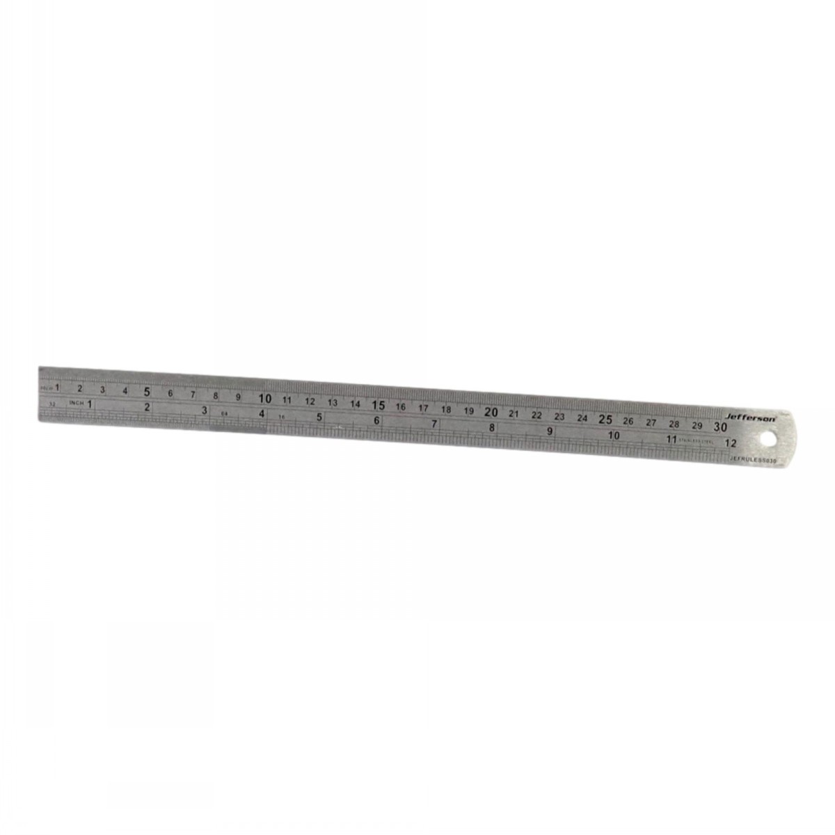 Jefferson Stainless Steel Ruler 12" / 300mm