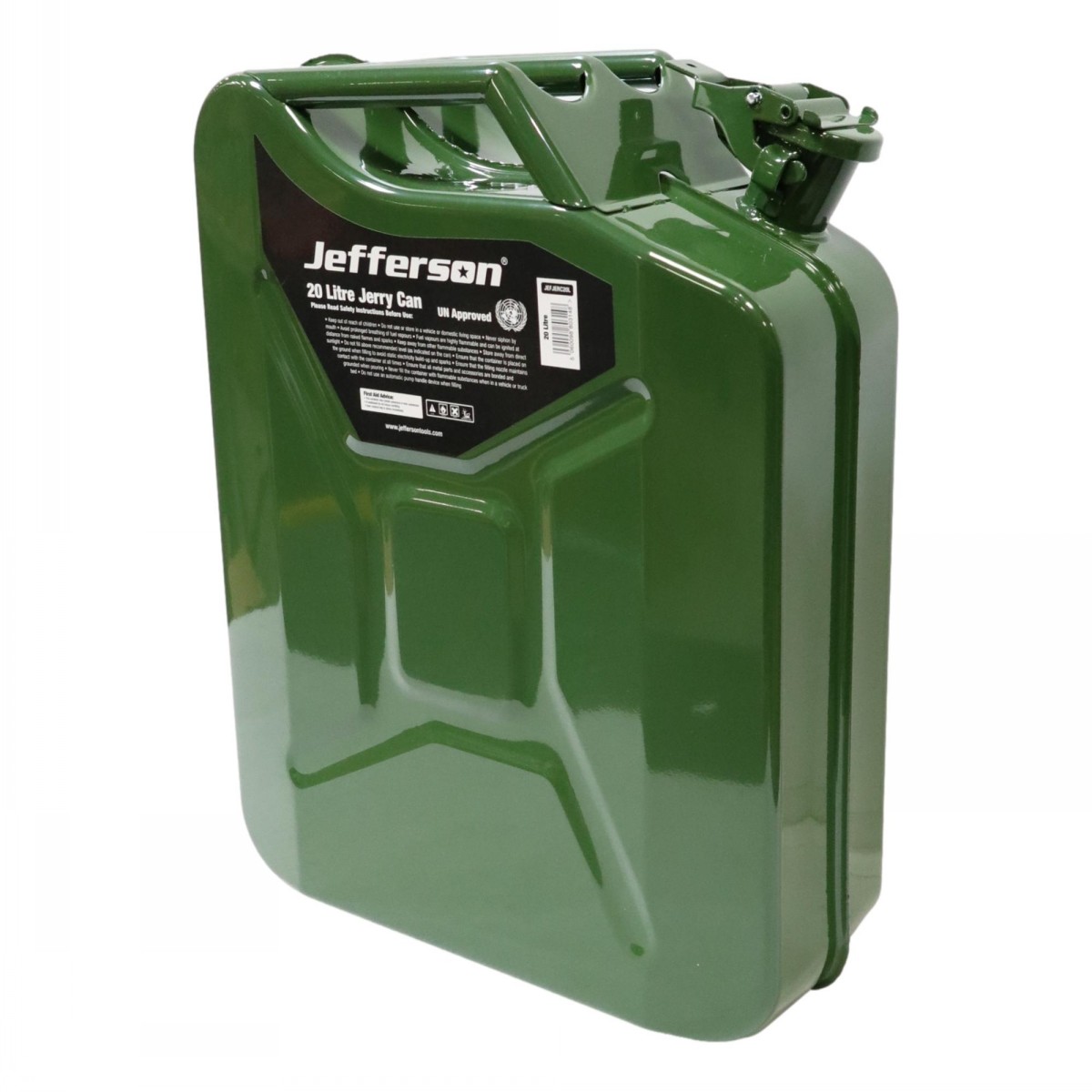 Jefferson Jerry Can Green 20 Litre - Image 3