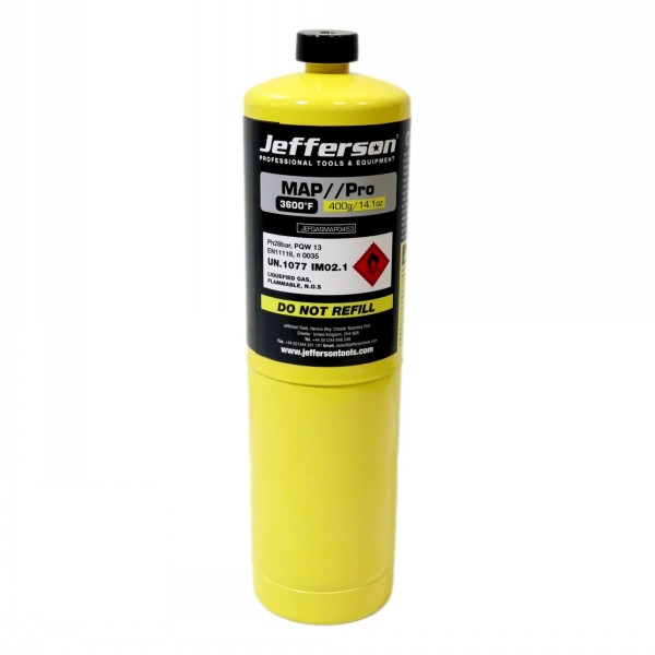 Jefferson Mapp Gas Cylinder 400g/14.1oz