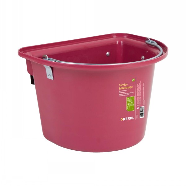 Kerbl Door Feeding Bucket With Hook On & Handle 12L - Image 2