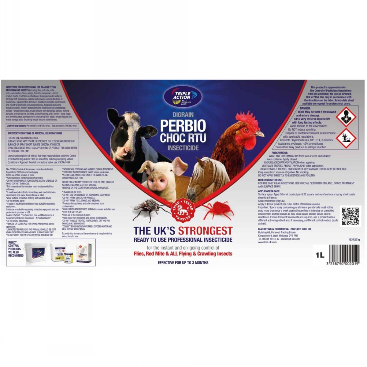 Digrain Perbio Choc Agri Insecticide RTU Spray 1L - Image 2
