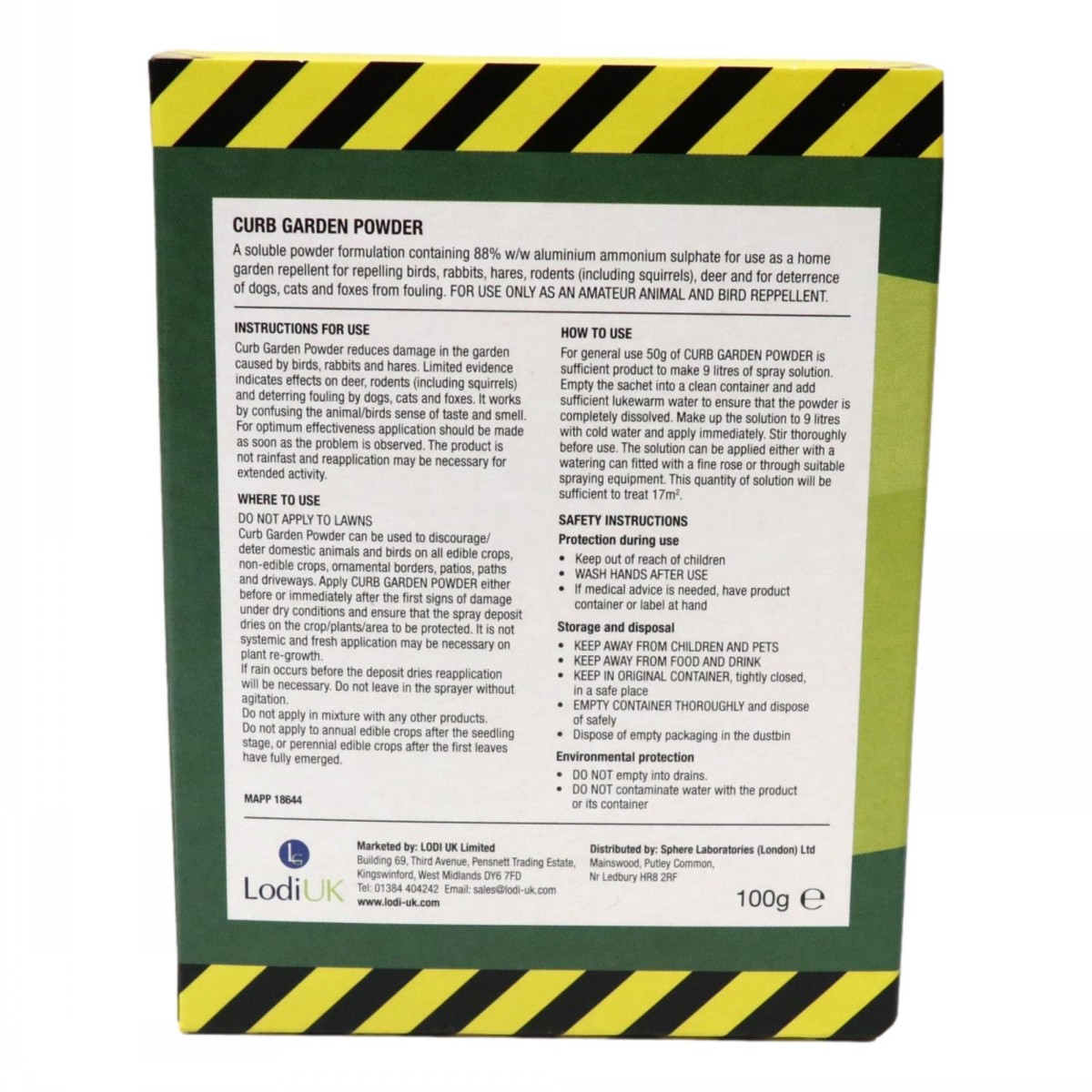 Organ-X Cat & Animal Deterrent Powder 100g - Image 2