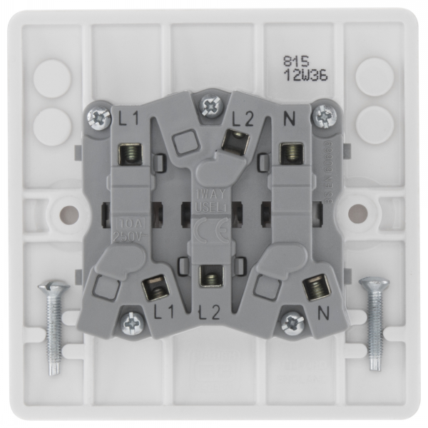 BG Rounded Edge Switch Triple Pole Fan Isolator - Image 2