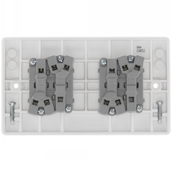 BG Rounded Edge Switch 4 Gang 2 Way - Image 2