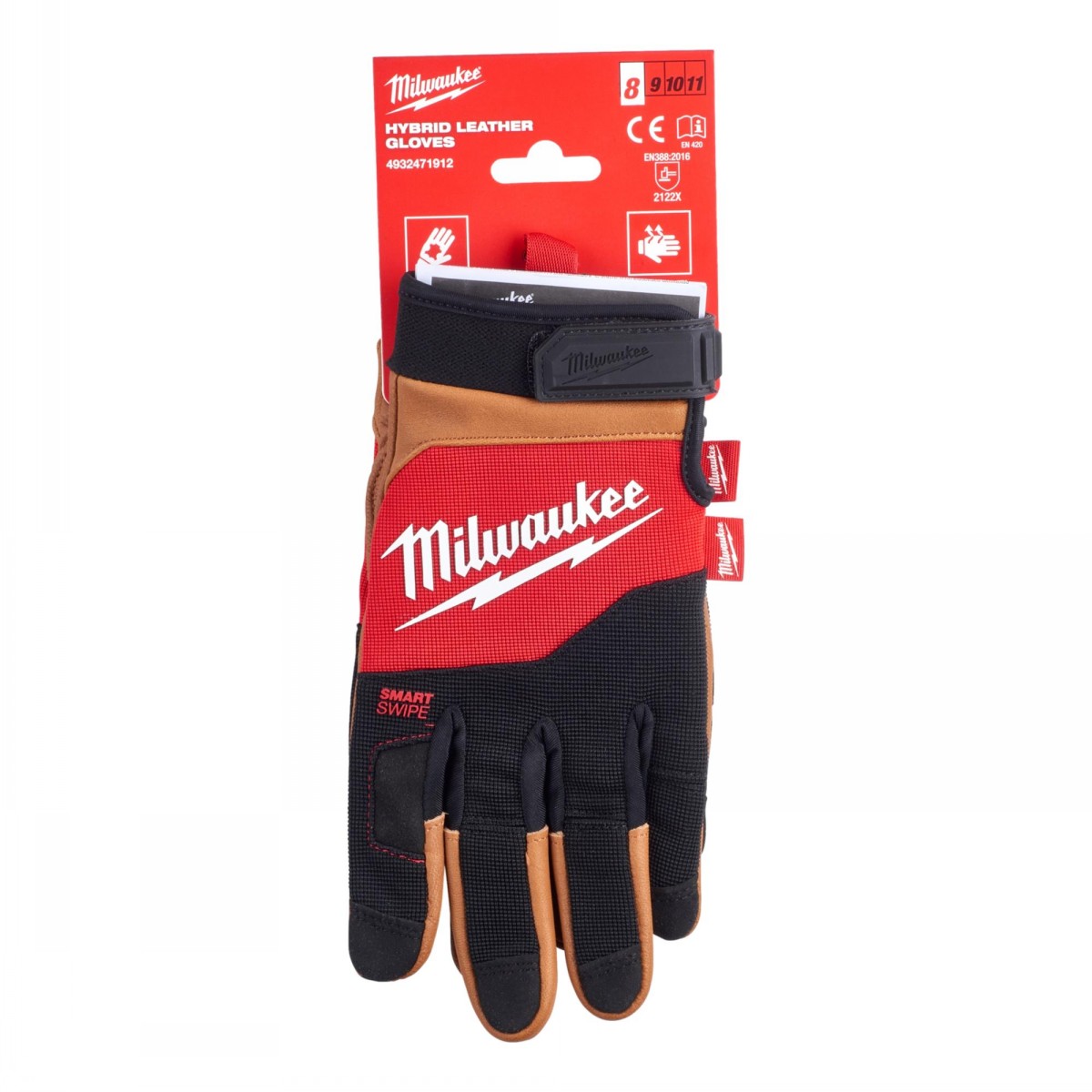 Milwaukee Hybrid Leather Gloves - Image 3