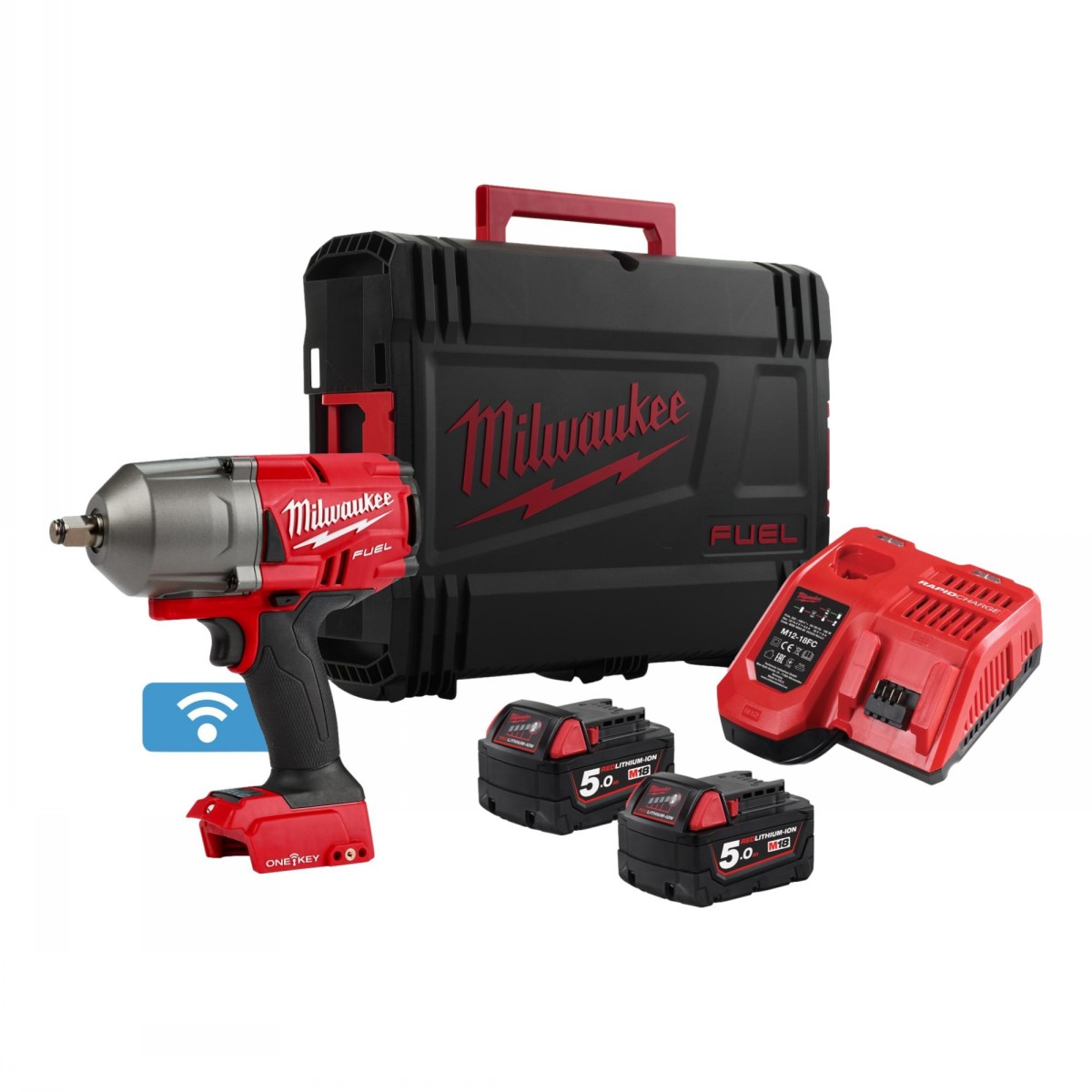 Milwaukee Impact Wrench 1/2" Drive M18ONEFHIWF12 502