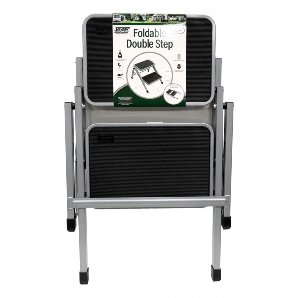 Maypole Caravan Step Double Steel Foldable - Image 2