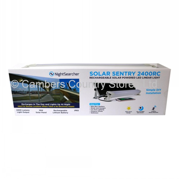 Nightsearcher Solar Sentry 2400 Solar Sensor Wall Light