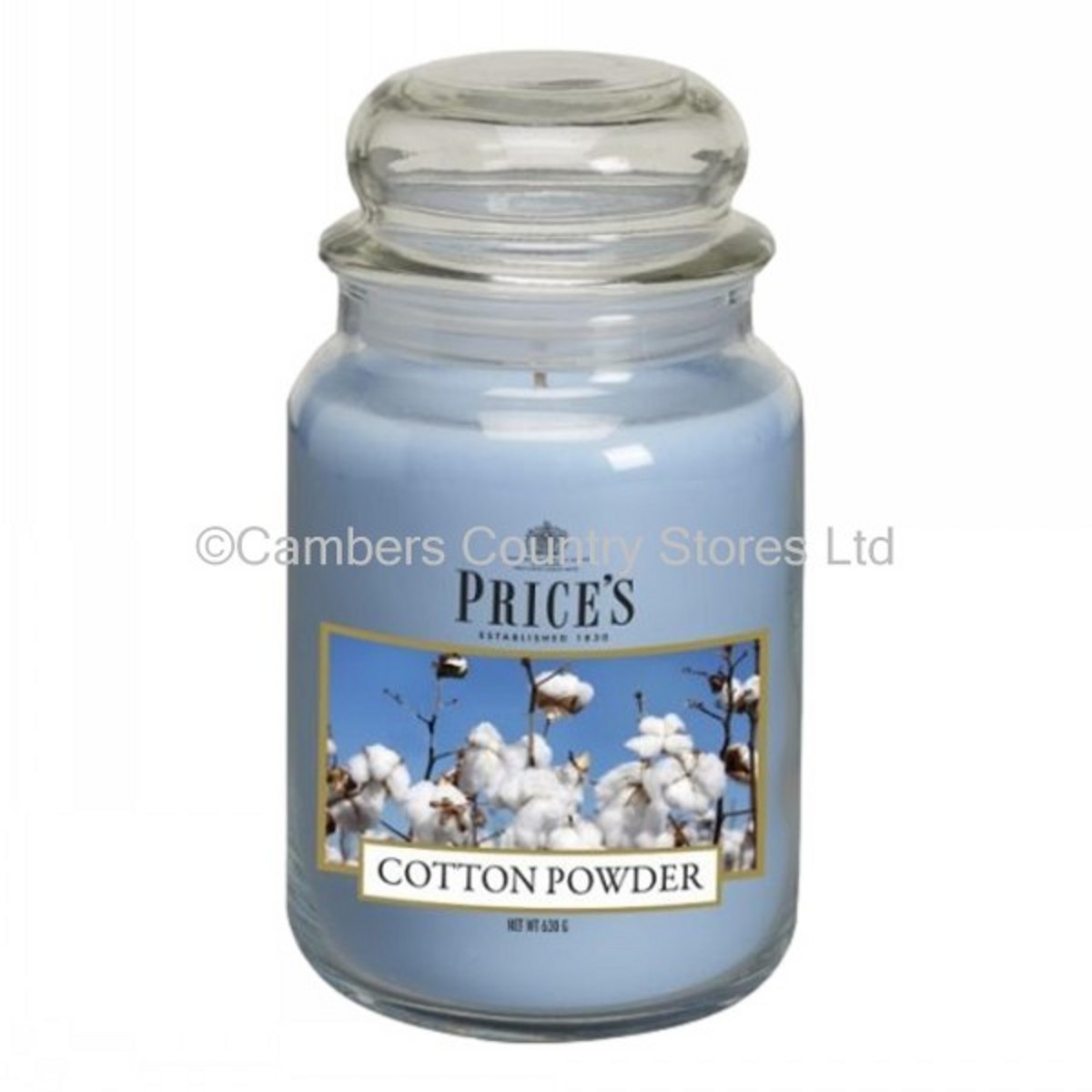 Prices Large Candle Jar Cotton Powder - Image 2