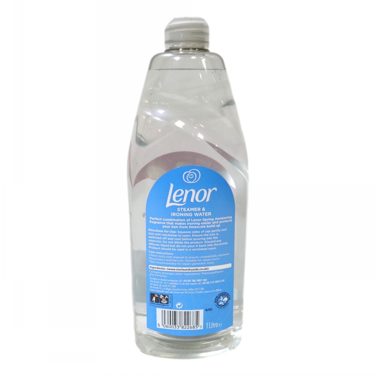 Lenor Steaming & Ironing Water Spring Awakening 1L - Image 2