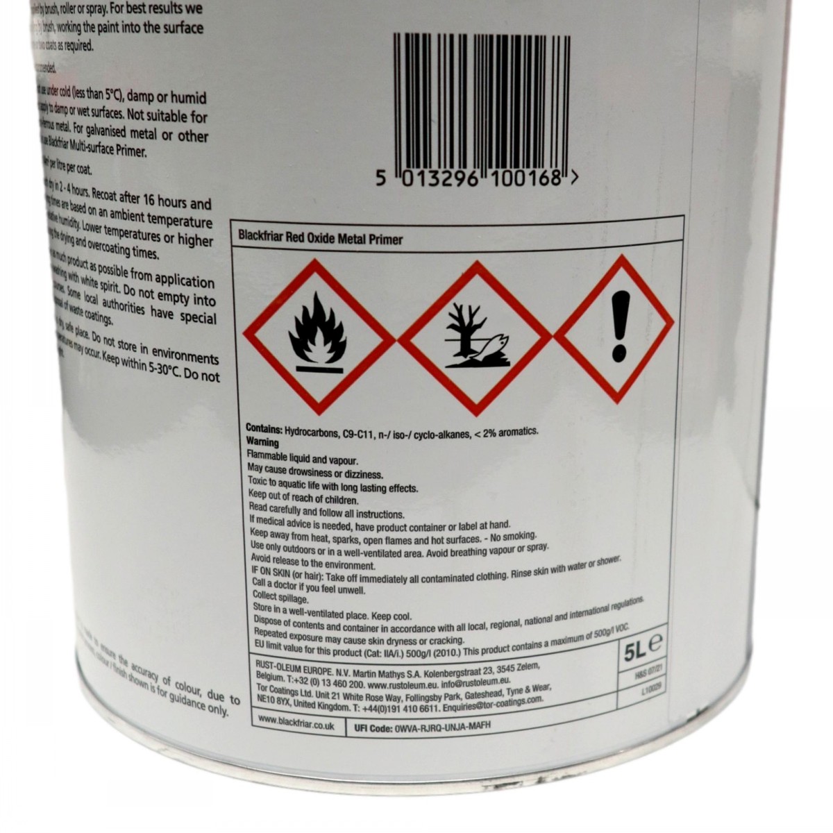 Blackfriar Red Oxide Primer Paint 5 Litre - Image 2