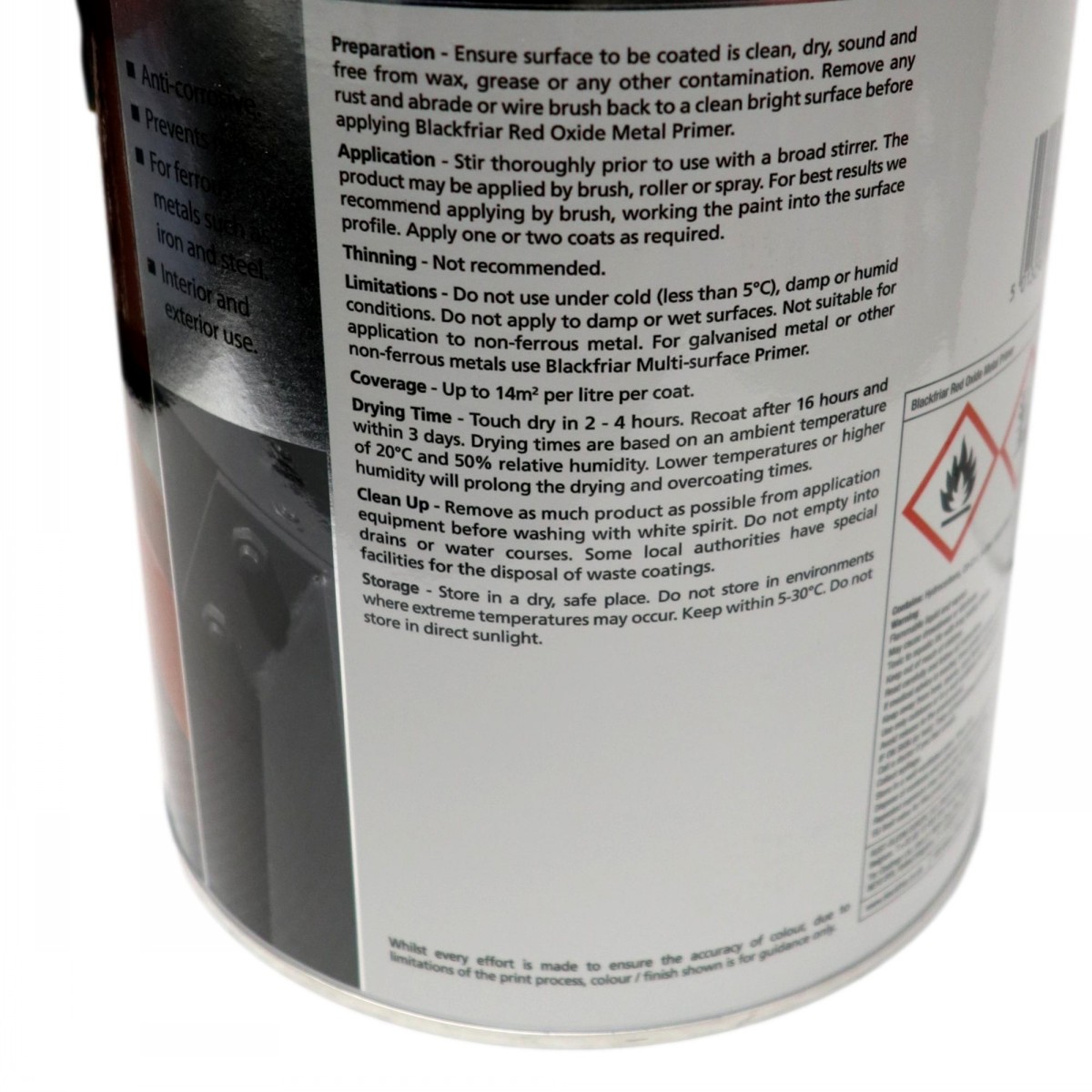 Blackfriar Red Oxide Primer Paint 5 Litre - Image 3