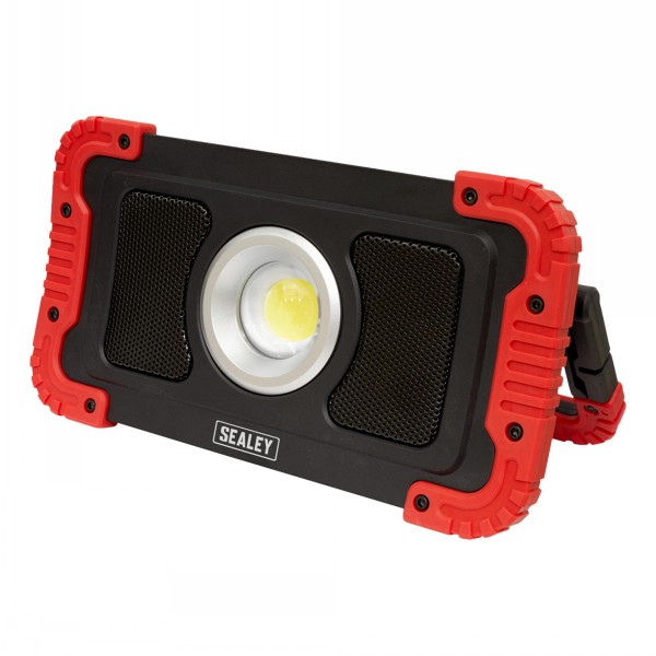 Sealey Wireless Speaker 20w Work Light & Power Bank - Image 3