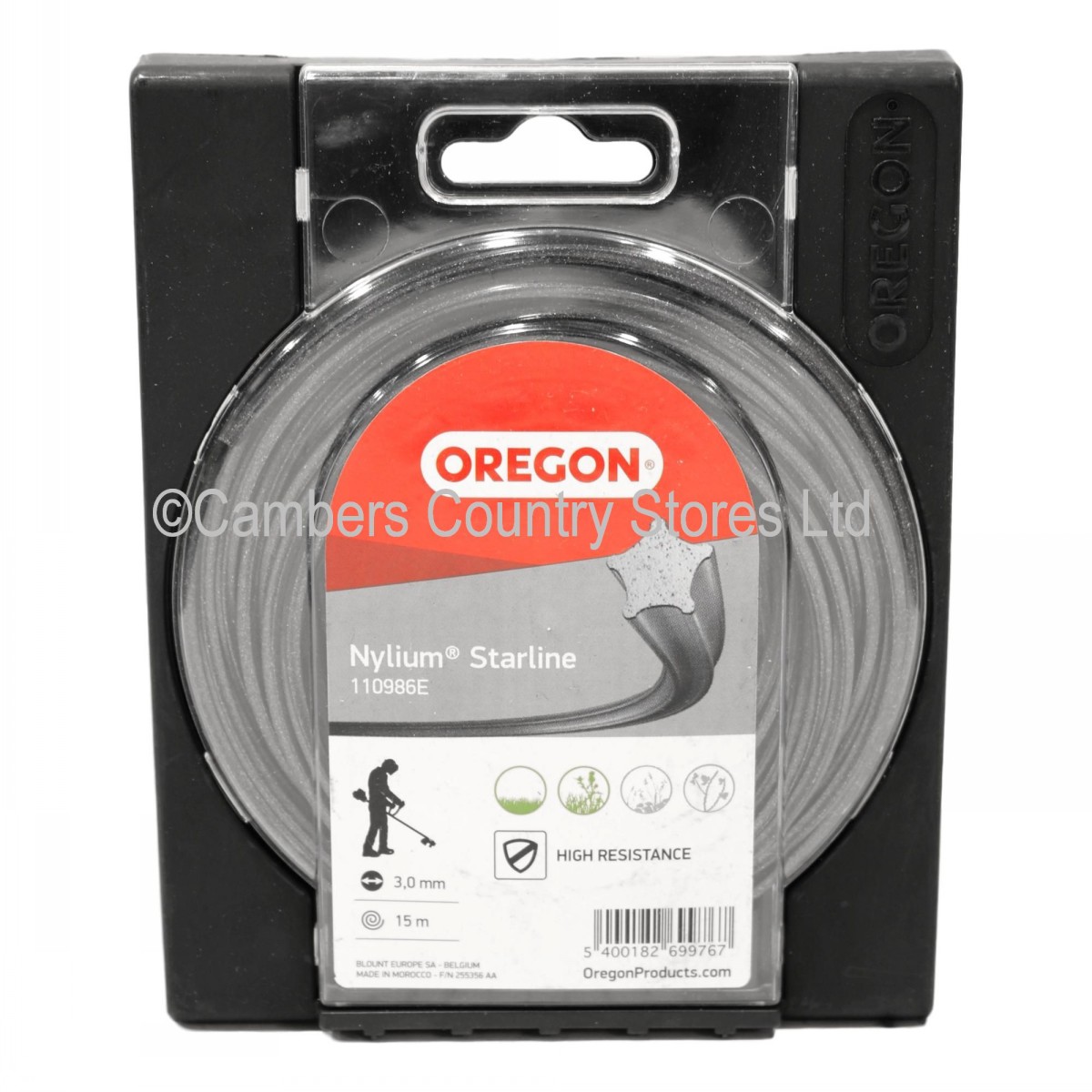 Oregon Strimmer Line Nylium Starline 3.0mm x 15m