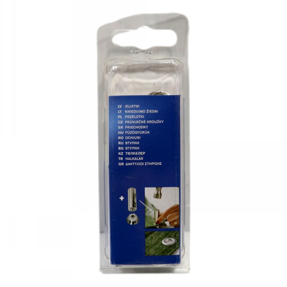 Rapid Metal Grommet Kit 10 x 21mm c/w Anvil & Hammer - Image 2