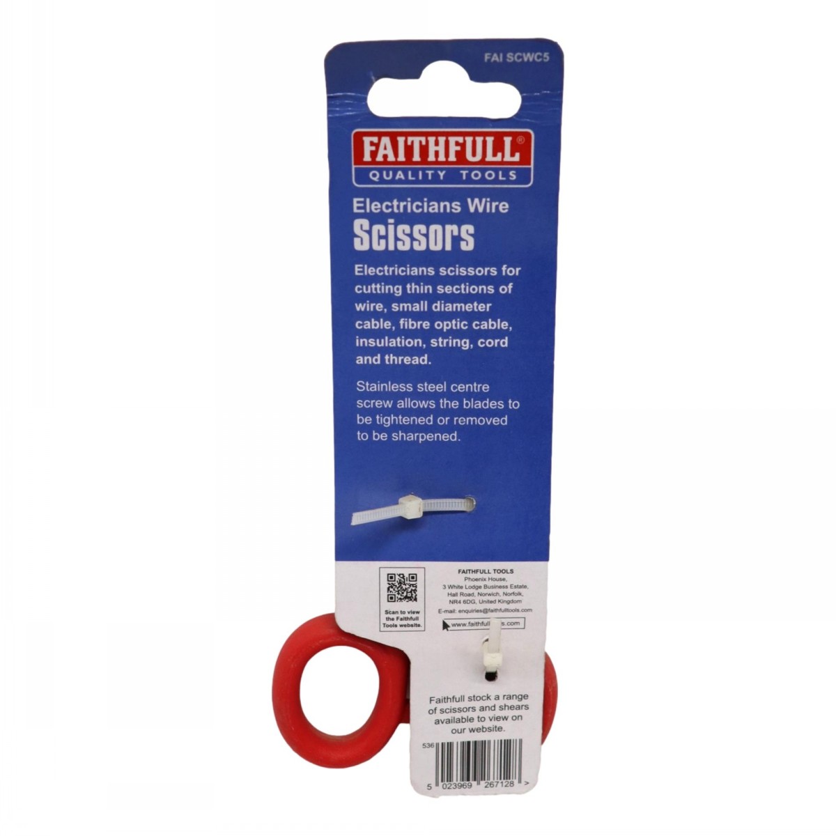 Faithfull Scissors Electricians 125mm - Image 2