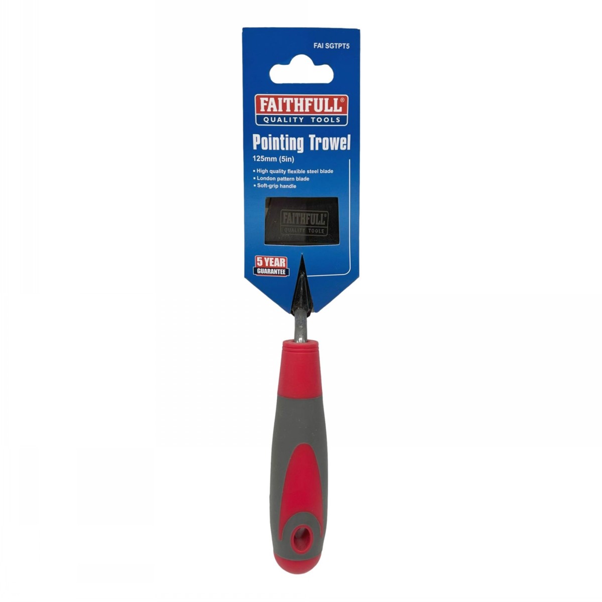 Faithfull Soft Grip Pointing Trowel 125mm