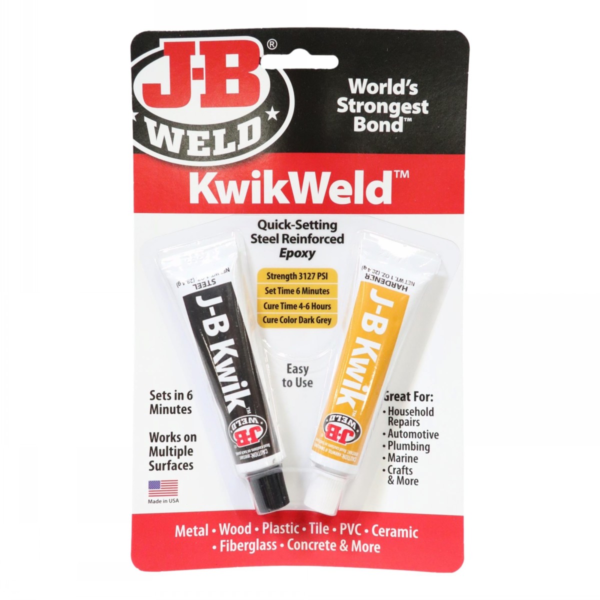 JB Weld Kwik Weld Adhesive 2 oz / 57g
