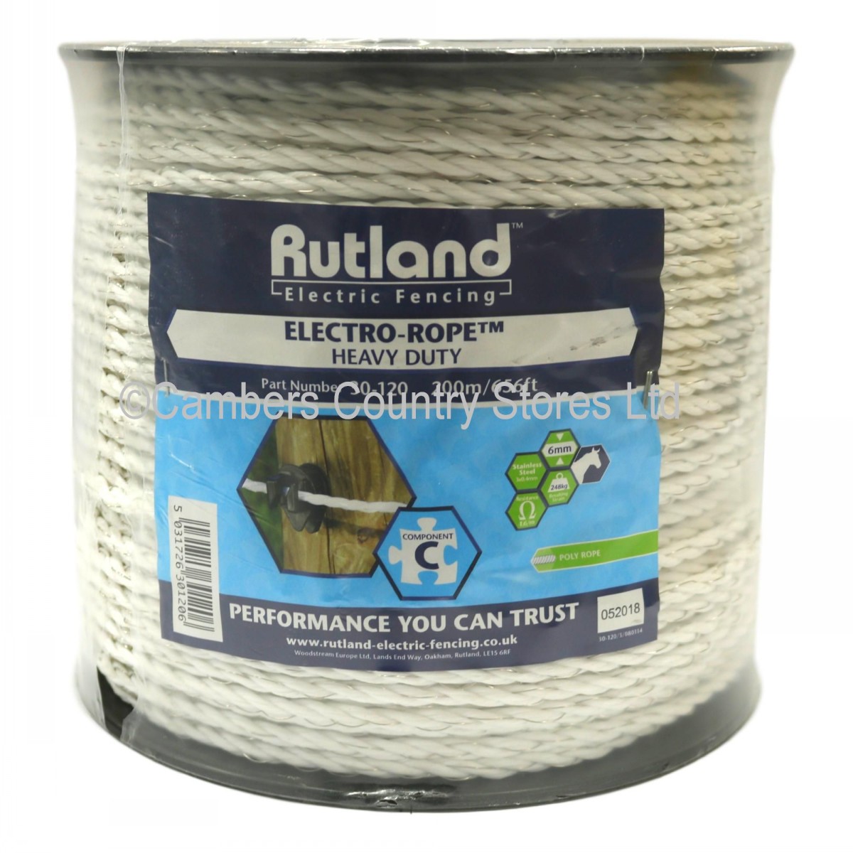 Rutland Electro Rope Heavy Duty White 200mm