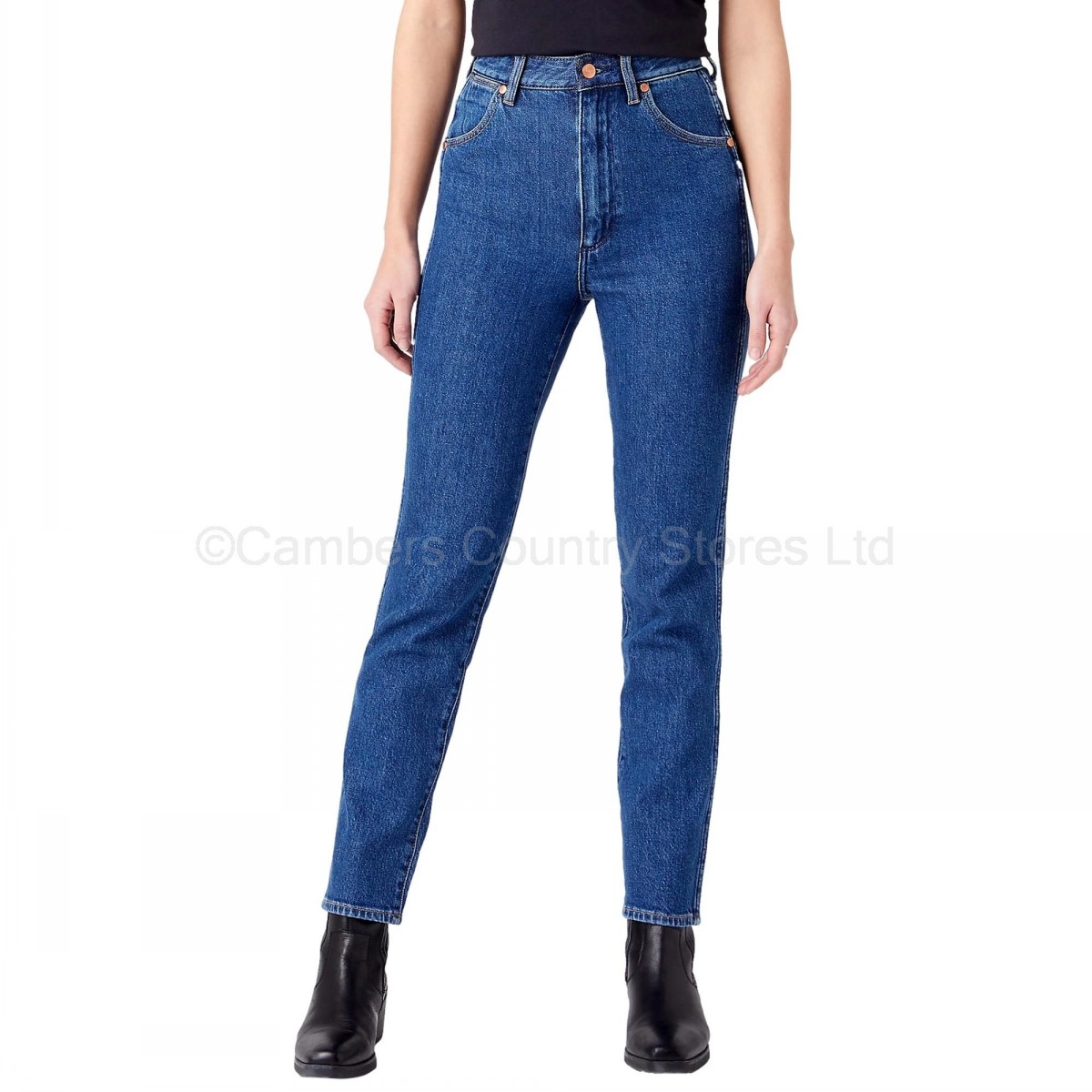 Wrangler Ladies Jeans Walker Classic Blue - Image 3