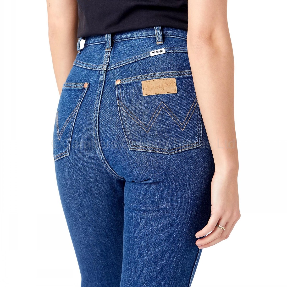 Wrangler Ladies Jeans Walker Classic Blue - Image 4