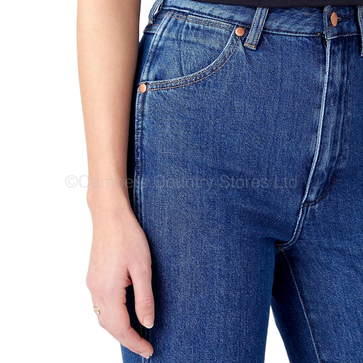 Wrangler Ladies Jeans Walker Classic Blue - Image 5