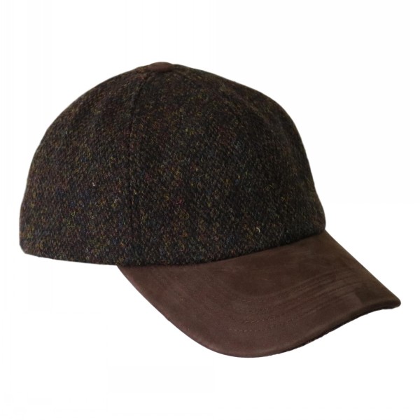 Heather Glencairn Harris Tweed Baseball Cap
