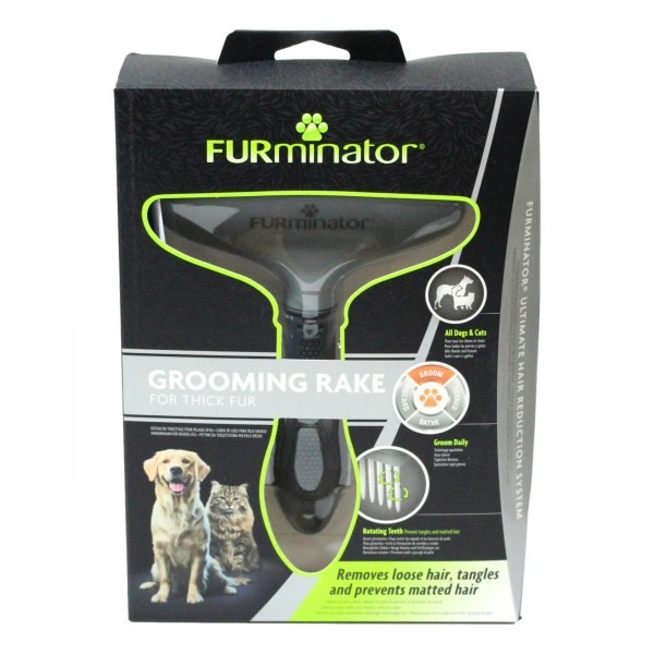 Furminator Dog Grooming Tool Rake For Thick Fur