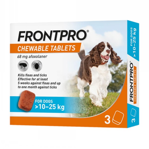 Frontpro Chewable Tablets For Dogs 10-25kg