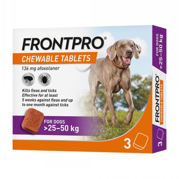Frontpro Chewable Tablets For Dogs 25-50kg