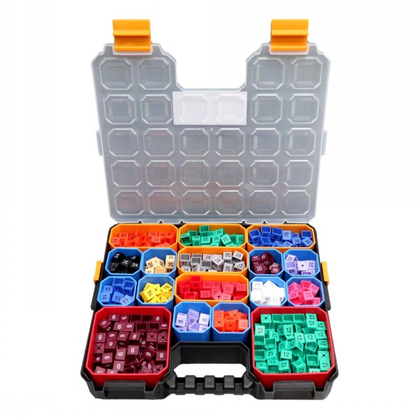 Cube Parts Organiser Case 17 Removable Compartments - Image 2