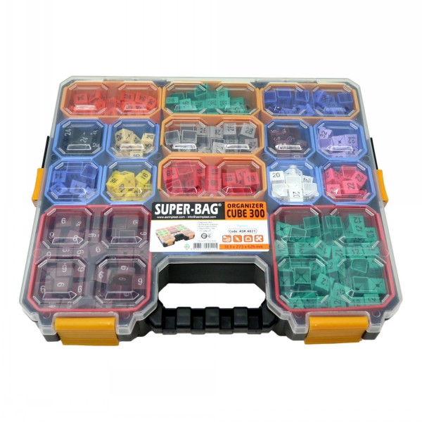 Cube Parts Organiser Case 17 Removable Compartments - Image 6