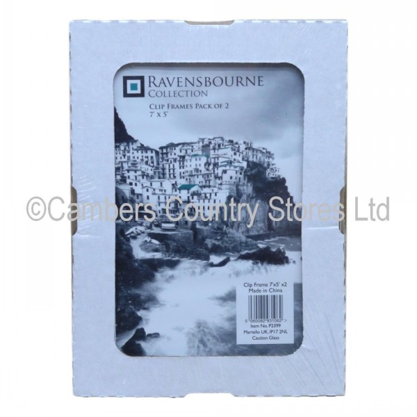 Ravensbourne Clip Frames 7" x 5" 2 Pack