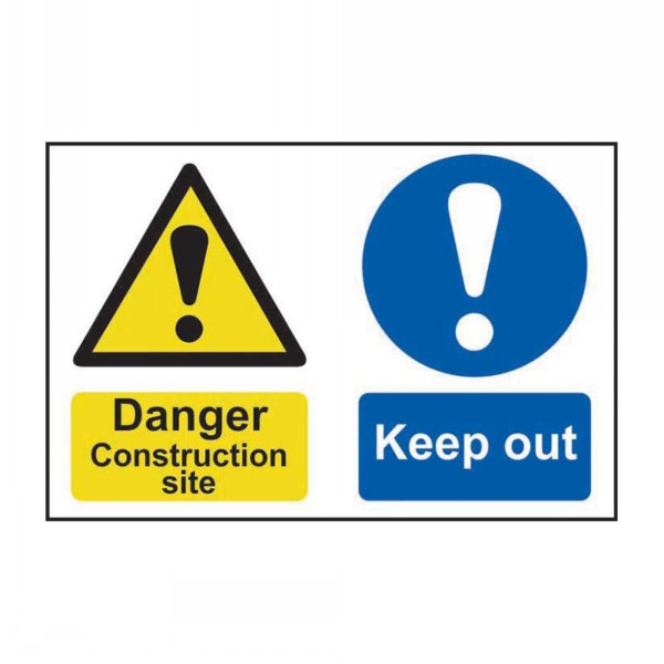 Spectrum Sign 400mm x 600mm Danger Construction Site
