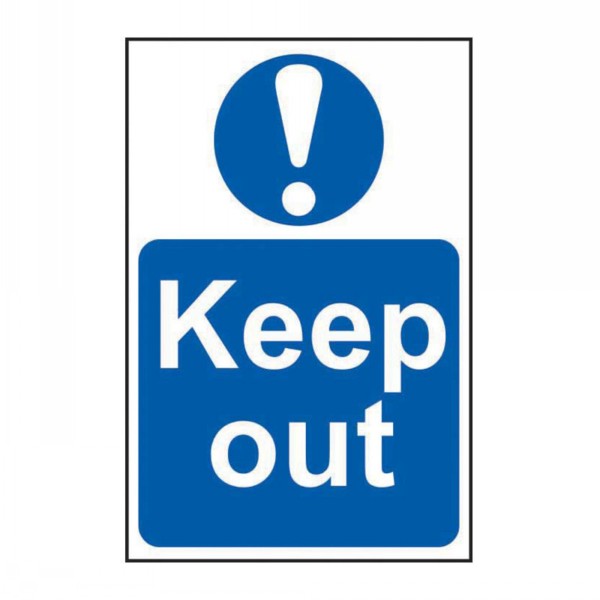 Spectrum Sign 400mm x 600mm Keep Out