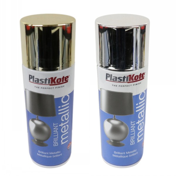 PlastiKote Spray Paint Brilliant Metallic 400ml