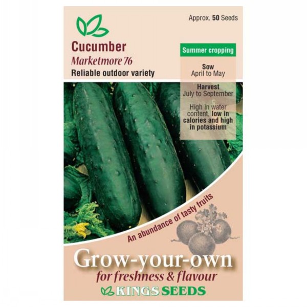 Kings Seeds Cucumber Marketmore 76