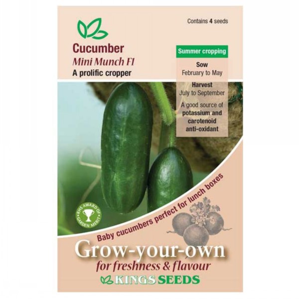 Kings Seeds Cucumber Mini Munch F1