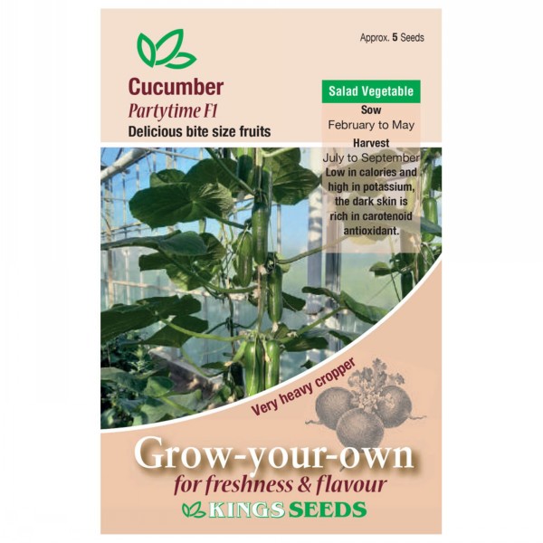 Kings Seeds Cucumber Partytime F1