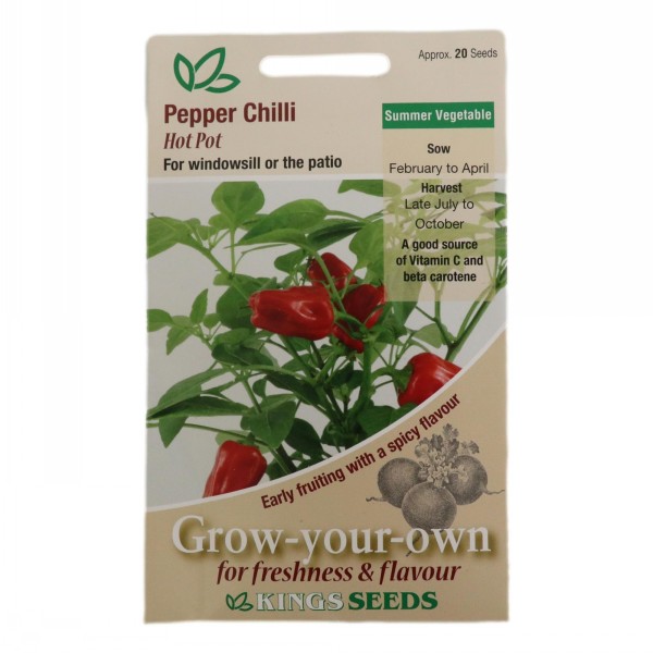 Kings Seeds Pepper Chilli Hot Pot