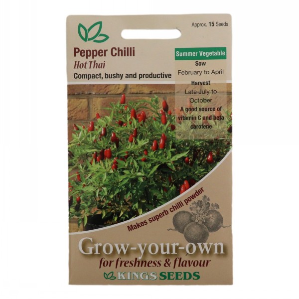 Kings Seeds Pepper Chilli Hot Thai