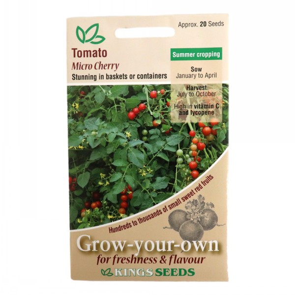 Kings Seeds Tomato Micro Cherry